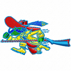 Cowboy And Hunter Embroidery Design 9 Cowboy And Hunter Embroidery Design 9